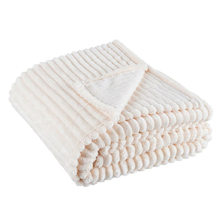 Plaid "Rachele" in poliestere per copriletto 150 x 200 cm