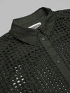 ESSENTIEL ANTWERP harness sequin mesh shirt da donna
