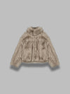 MISBHV bianca fur jacket da donna