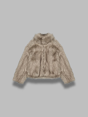 MISBHV bianca fur jacket da donna