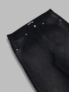 AURALEE product dyed organic cotton duck painter pants da uomo
