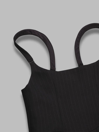 MISBHV pinstripe corset top da donna