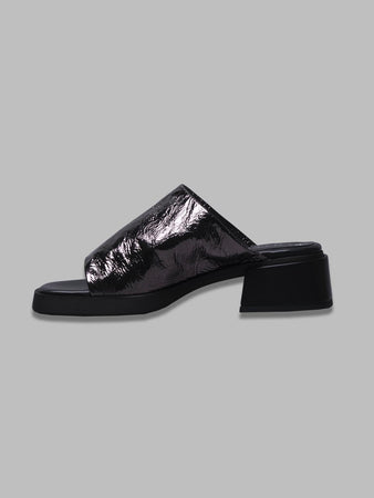 MIISTA zooey dark silver mules da donna