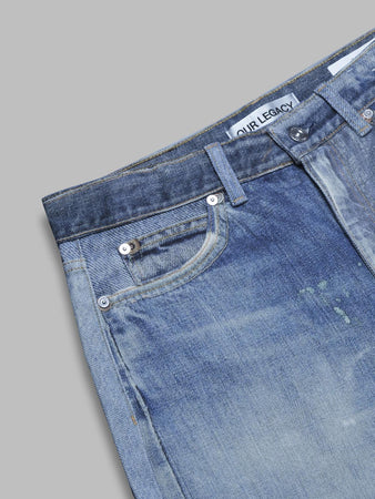 OUR LEGACY full cut - digital denim print - denim da donna