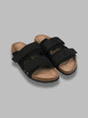 BIRKENSTOCK uji black, suede leather/nubuck - calz. s da uomo