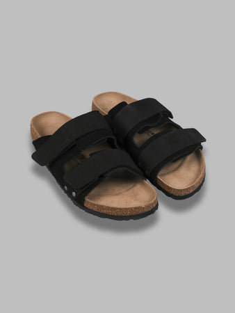 BIRKENSTOCK uji black, suede leather/nubuck - calz. s da uomo