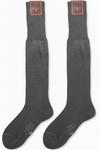 Calze Lunghe Uomo Gallo - Grigio Lamiera Eleganti