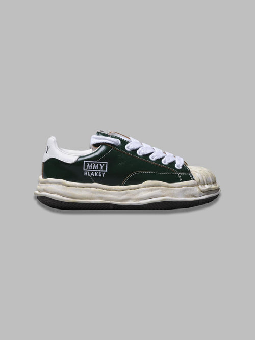 MAISON MIHARA YASUHIRO blakey original sole wrinkled leather low-top sneaker da uomo