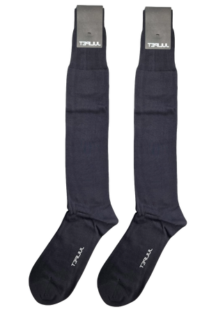 Calza lunga uomo Julipet - Teshy grigio 100% cotone filo di scozia