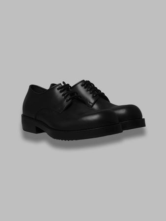 DRIES VAN NOTEN leather derby shoes da uomo