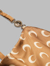 MARINE SERRE moon satin strap top da donna