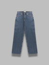 MARINE SERRE moon laser blue wash denim da uomo