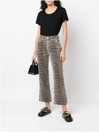 GANNI Jeans animalier ganni da donna