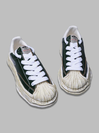 MAISON MIHARA YASUHIRO blakey original sole wrinkled leather low-top sneaker da uomo