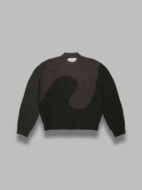 ERL unisex swirl wool crewneck knit da uomo