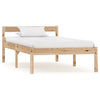 vidaXL Giroletto senza Materasso 100x200 cm in Legno Massello di Pino