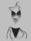MARINE SERRE swimwear jersey bikini da donna