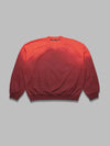 MARINE SERRE moon faded fleece oversized sweatshirt - 100% cotton made in portugal da uomo