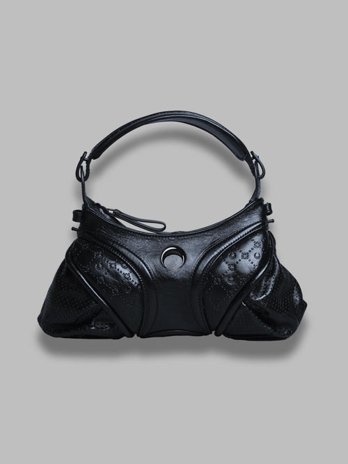 MARINE SERRE moonogram embossed leather futura mini da donna