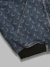 MARINE SERRE moon laser denim padded jacket da uomo