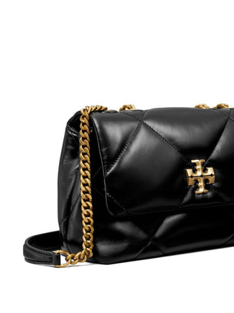 TORY BURCH borsa SHOULDER PICCOLA CONVERTIBILE KIRA CON TRAPUNTATURA A DIAMANTE da donna