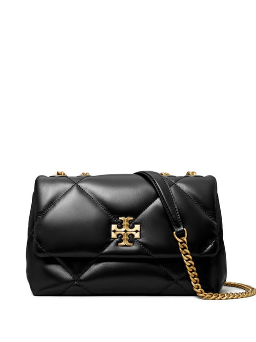 TORY BURCH borsa SHOULDER PICCOLA CONVERTIBILE KIRA CON TRAPUNTATURA A DIAMANTE da donna