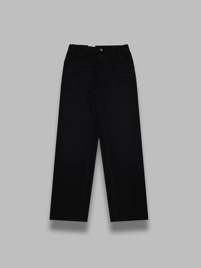 CARHARTT WIP single knee pant 'dearborn' canvas, grind wash da uomo