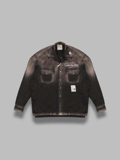 MAISON MIHARA YASUHIRO faded satin l/s shirt da uomo