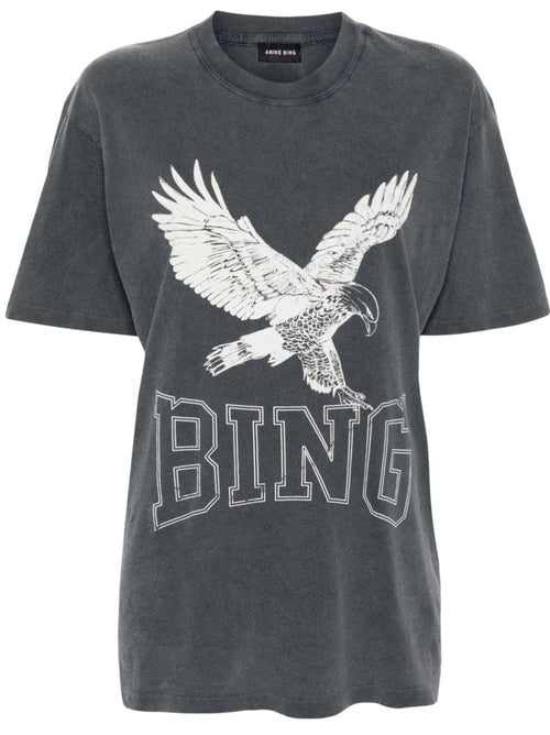 ANINE BING Lili Retro Eagle T-Shirt da donna
