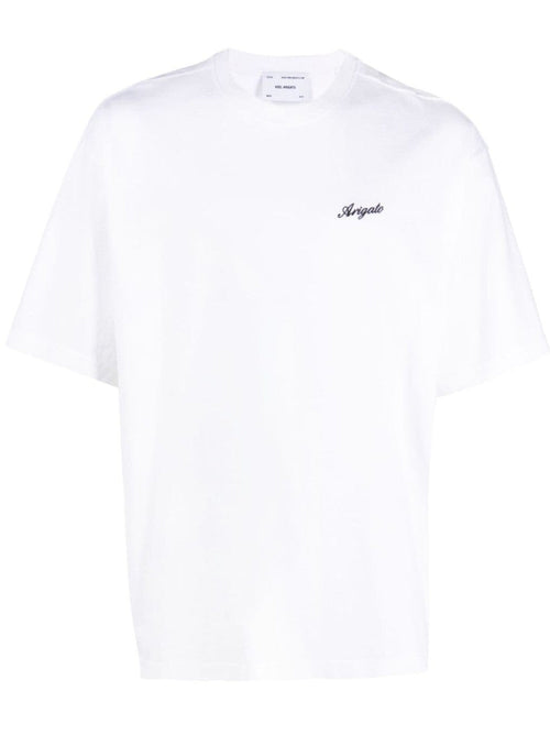 AXEL ARIGATO logo-embroidered T-shirt da uomo