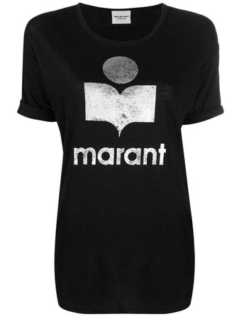 MARANT ETOILE T-shirt con logo Isabel Marant Etoile da donna