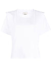 Isabel Marant T-shirt Zelitos a maniche corte in cotone tinta unita da donna