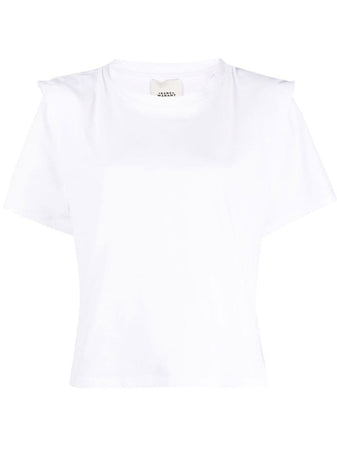 Isabel Marant T-shirt Zelitos a maniche corte in cotone tinta unita da donna