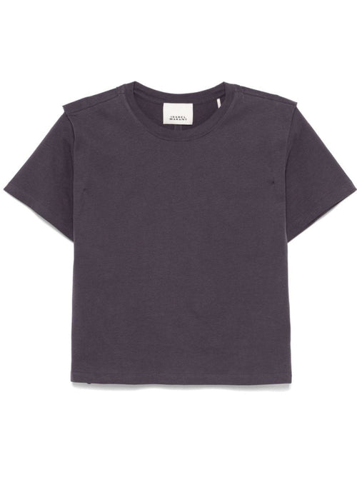 Isabel Marant T-shirt Zelitos a maniche corte in cotone tinta unita da donna
