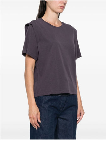 Isabel Marant T-shirt Zelitos a maniche corte in cotone tinta unita da donna