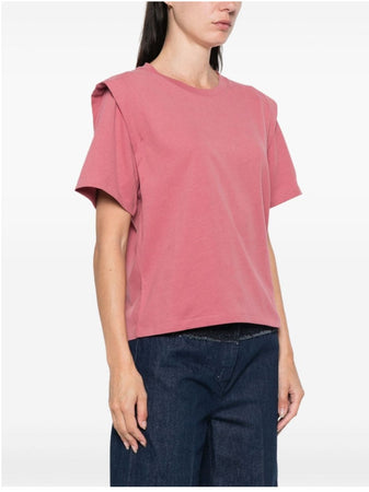 Isabel Marant T-shirt Zelitos a maniche corte in cotone tinta unita da donna