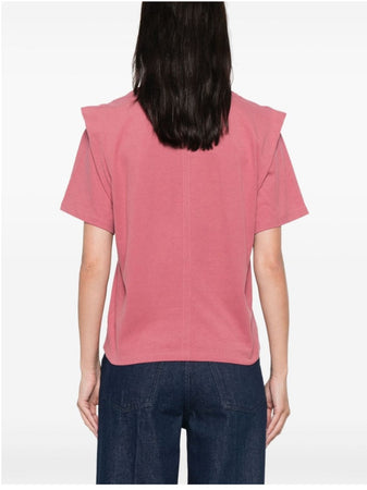Isabel Marant T-shirt Zelitos a maniche corte in cotone tinta unita da donna
