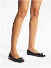 Jimmy Choo Scarpe basse in nappa nera con perle da donna