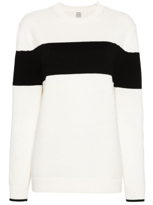 TOTEME Maglia a righe a contrasto da donna
