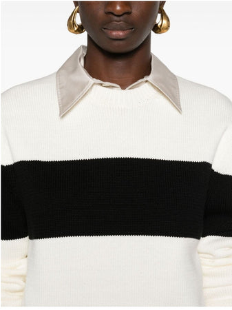 TOTEME Maglia a righe a contrasto da donna