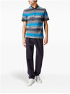 MISSONI Polo in jersey di cotone a righe sfumate da uomo