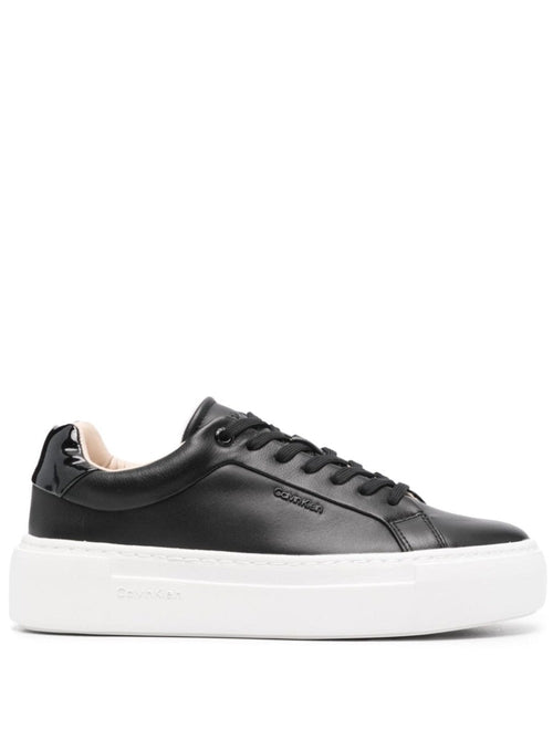 calvin klein Sneakers flatform in pelle da donna
