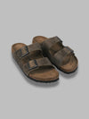 BIRKENSTOCK arizona faded khaki, oiled leather - calz. s da uomo