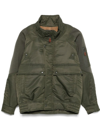 R13 Bomber con inserti a coste da donna
