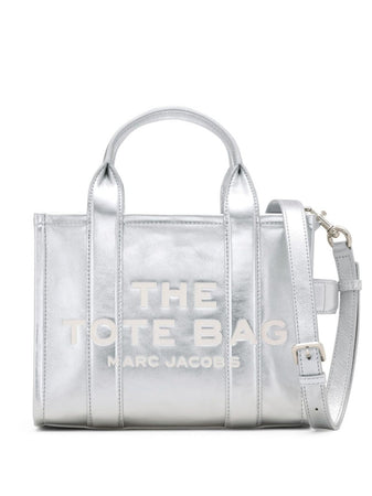 MARC JACOBS The Metallic Leather Small Tote Bag da donna