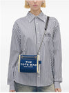 MARC JACOBS Borsa a tracolla con catena in denim da donna