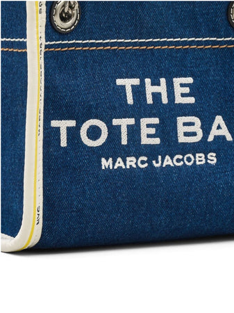 MARC JACOBS Borsa a tracolla con catena in denim da donna