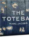 MARC JACOBS Borsa tote media in denim Rip and Repair da donna