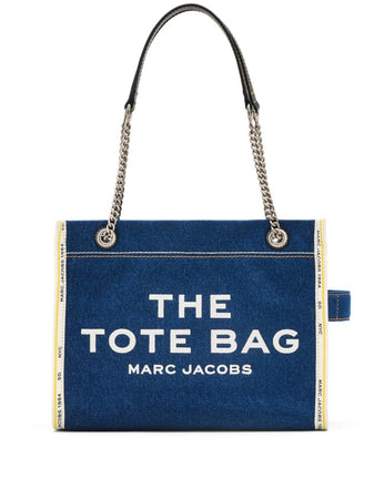 MARC JACOBS The Denim Chain Medium Tote Bag da donna
