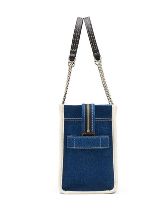 MARC JACOBS The Denim Chain Medium Tote Bag da donna